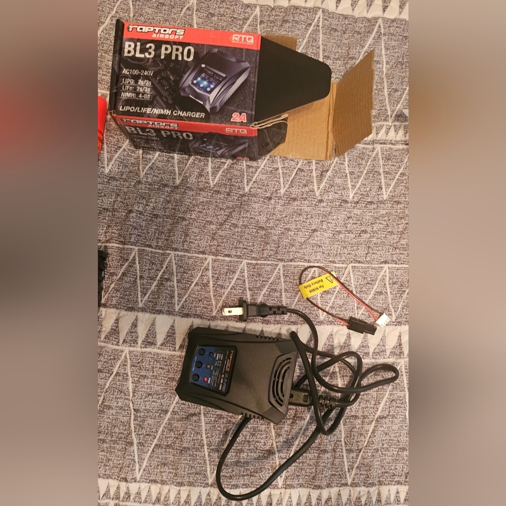 Black RC Battery Charger Airsoft